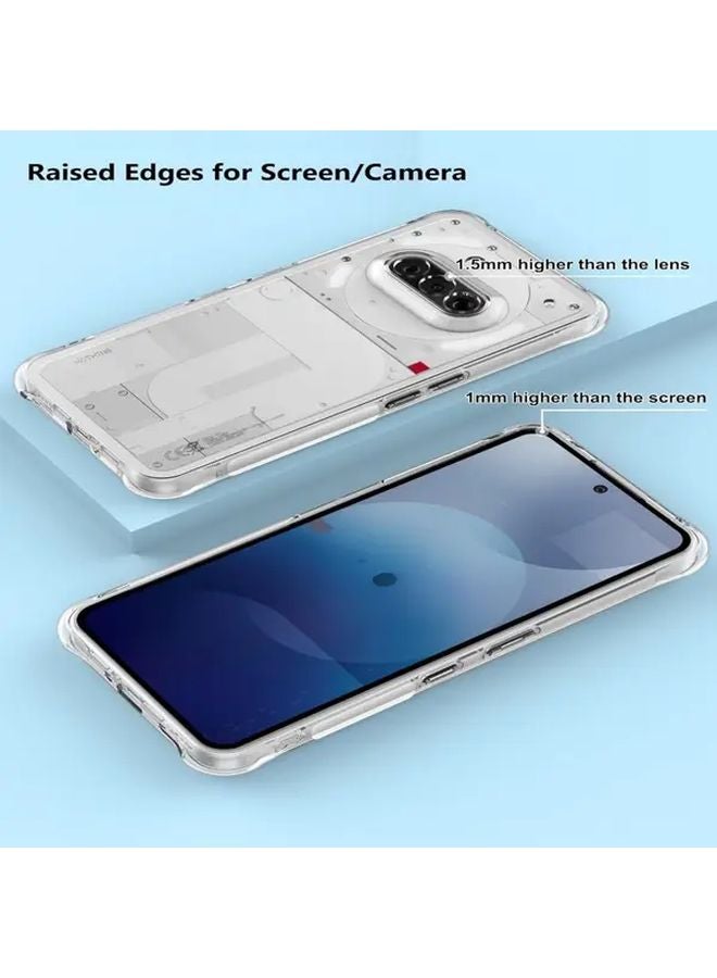 Transparent Soft TPU Protective Case For Nothing Phone 2a Plus With Reinforced Corners - Image 2